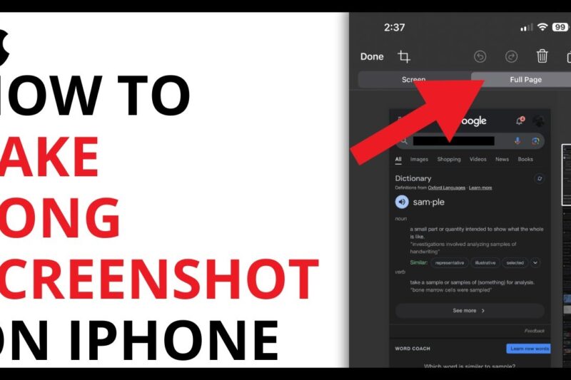 Mastering the Long Screenshot: A Comprehensive Guide for iPhone Users (Reddit Edition)